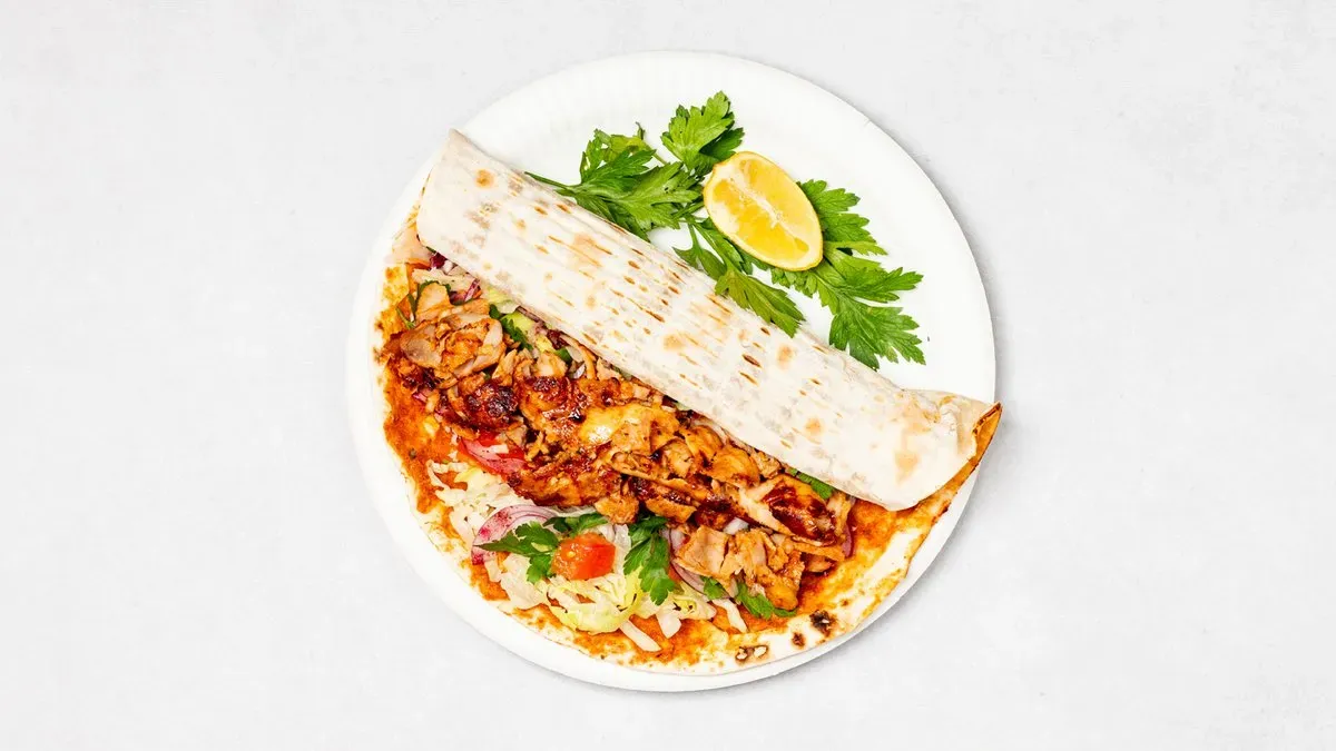 Lahmacun z frytkami