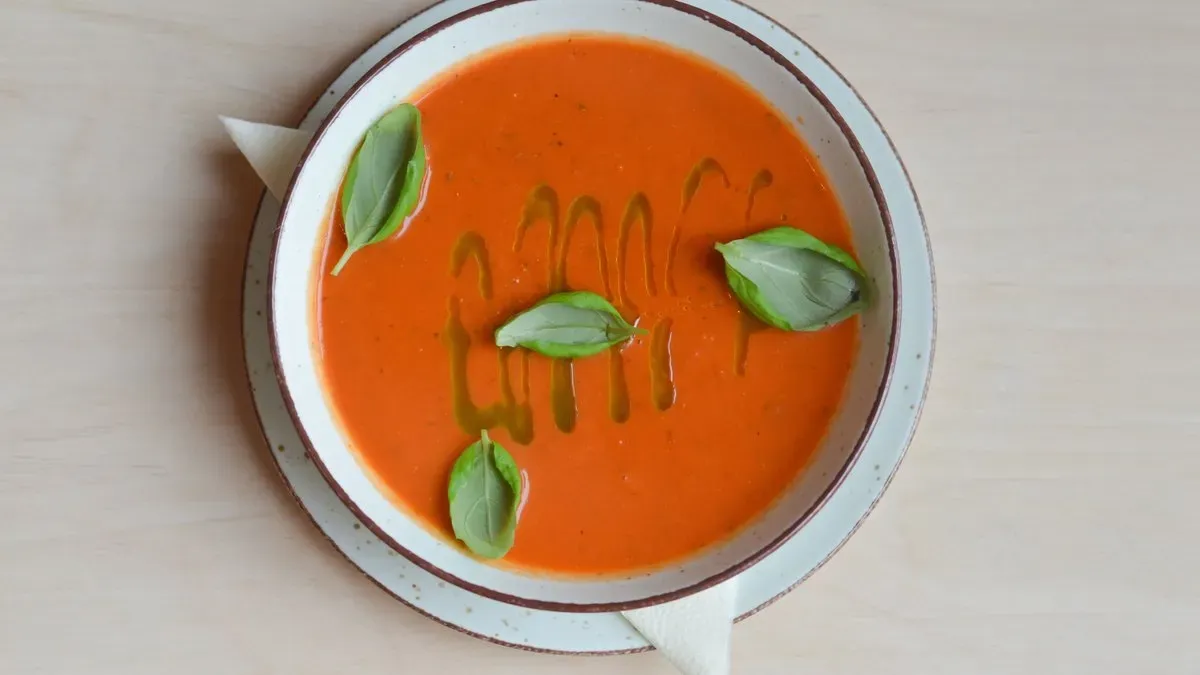 krem pomidorowy wege