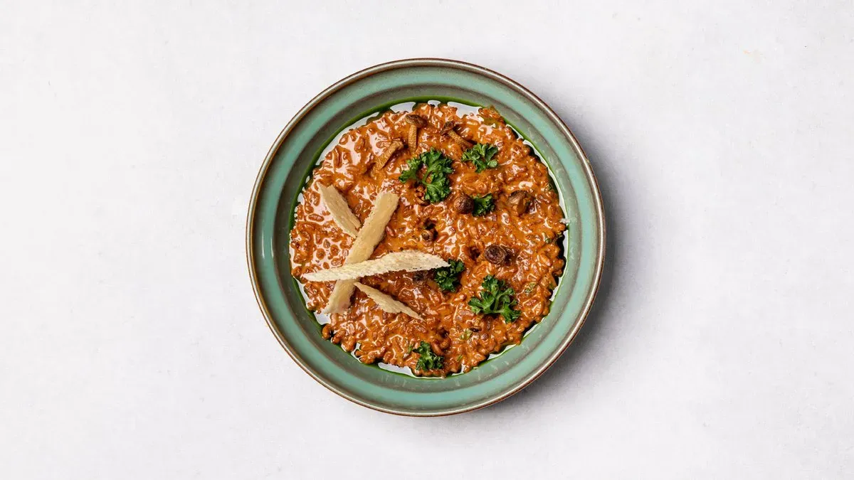 Risotto z grzybami leśnymi
