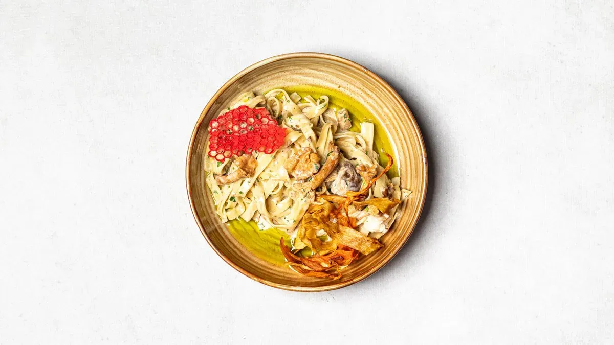 Tagliatelle z leśnymi grzybami