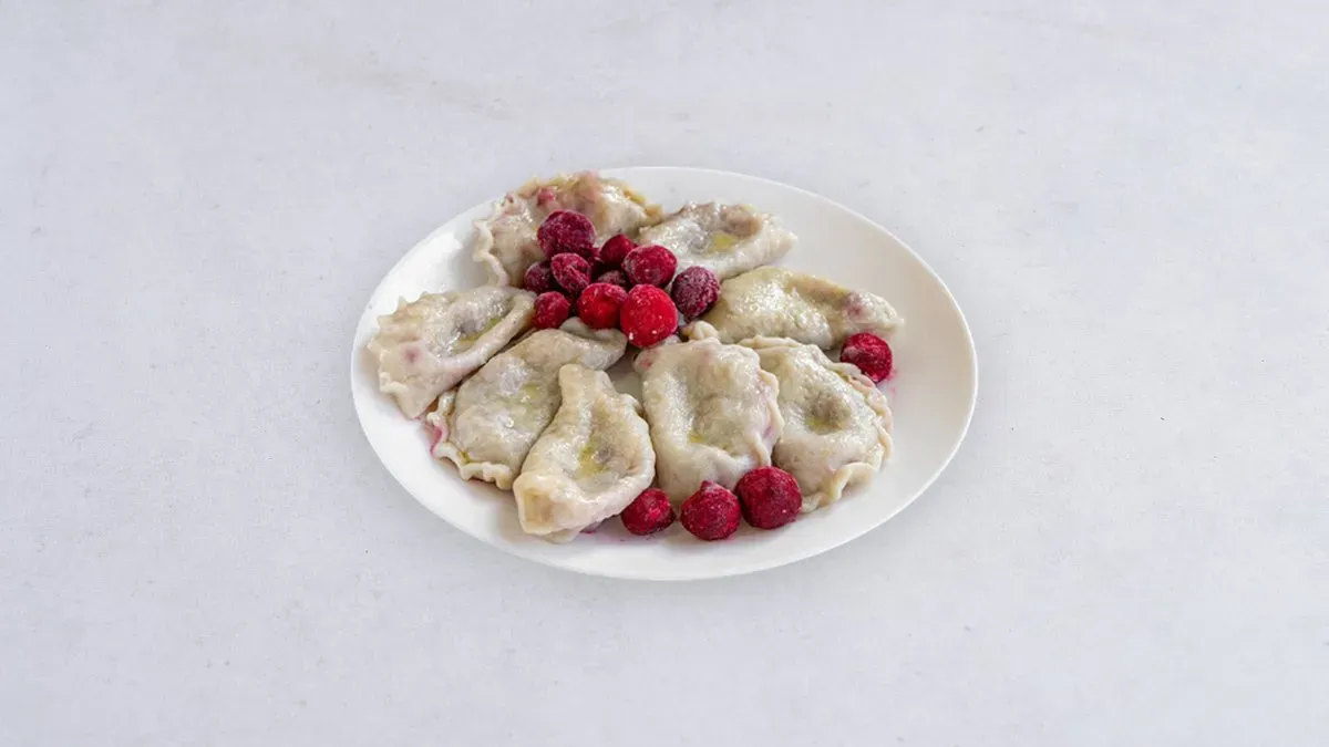 Pierogi z wiśniami