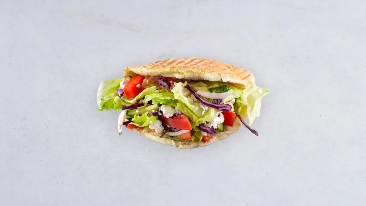 Kebab w bułce vege