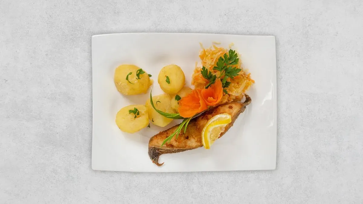 Halibut pieczony