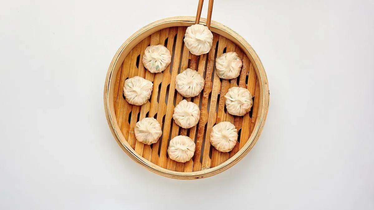 Pierożki XiaoLongBao z farszem drobiowym