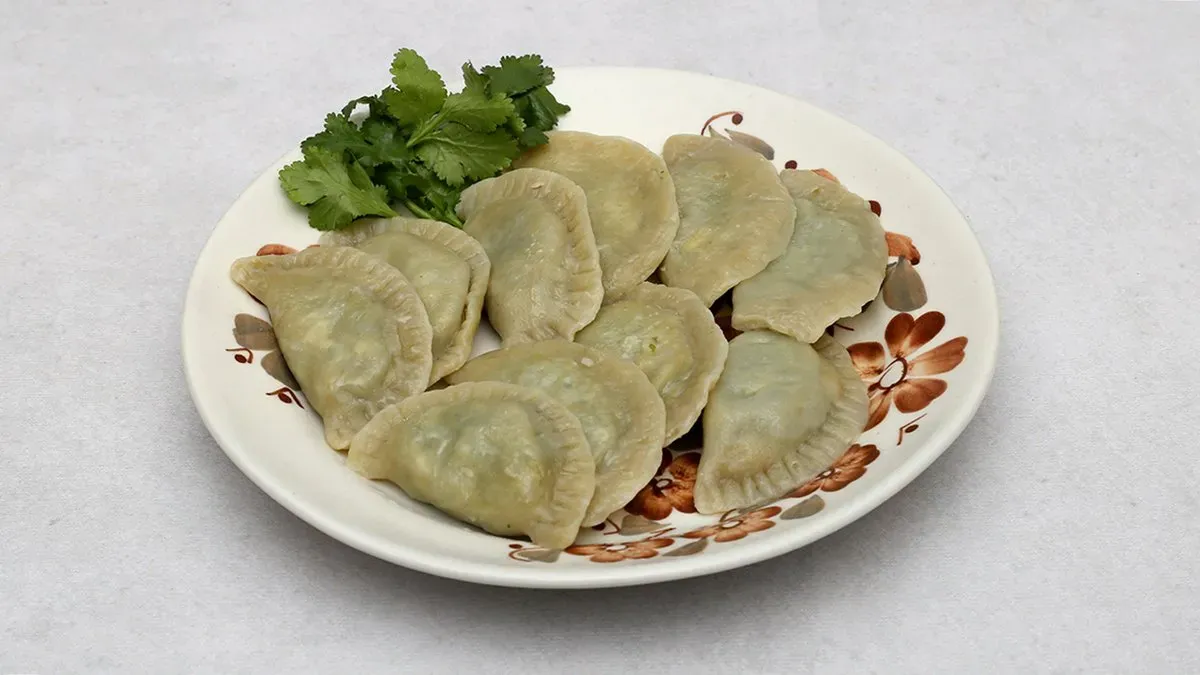 Pierogi ze szpinakiem z twarogiem