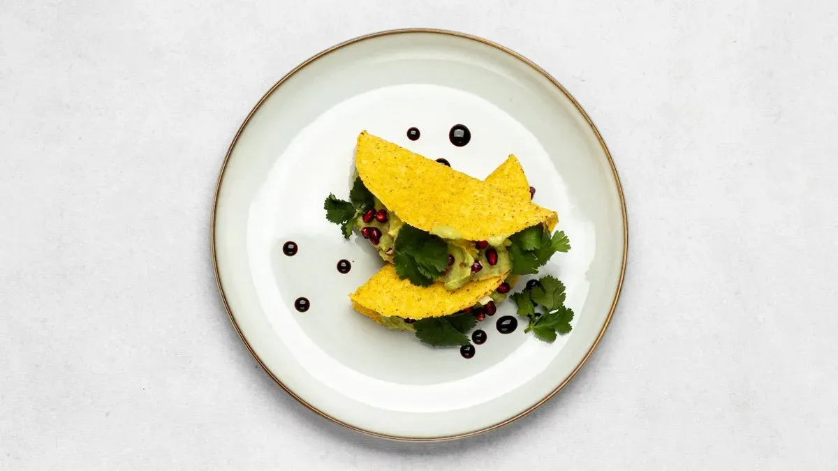 Guacamole z chili w taco
