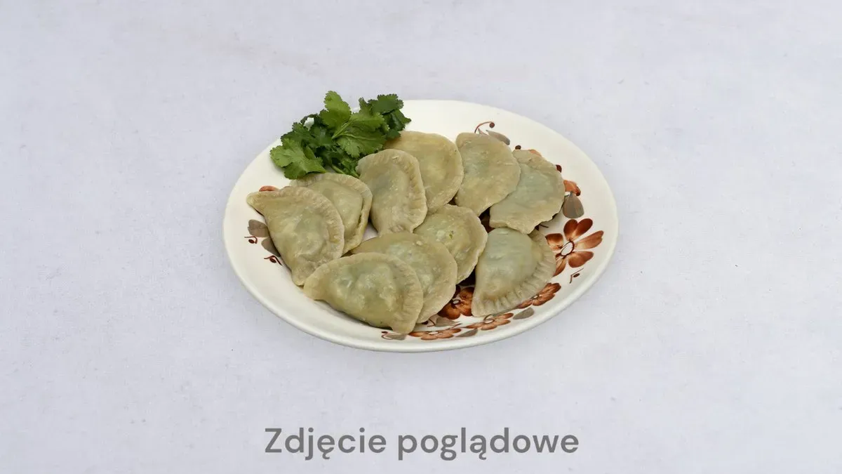 Pierogi ze szpinakiem i serem feta 8 szt. (wege)