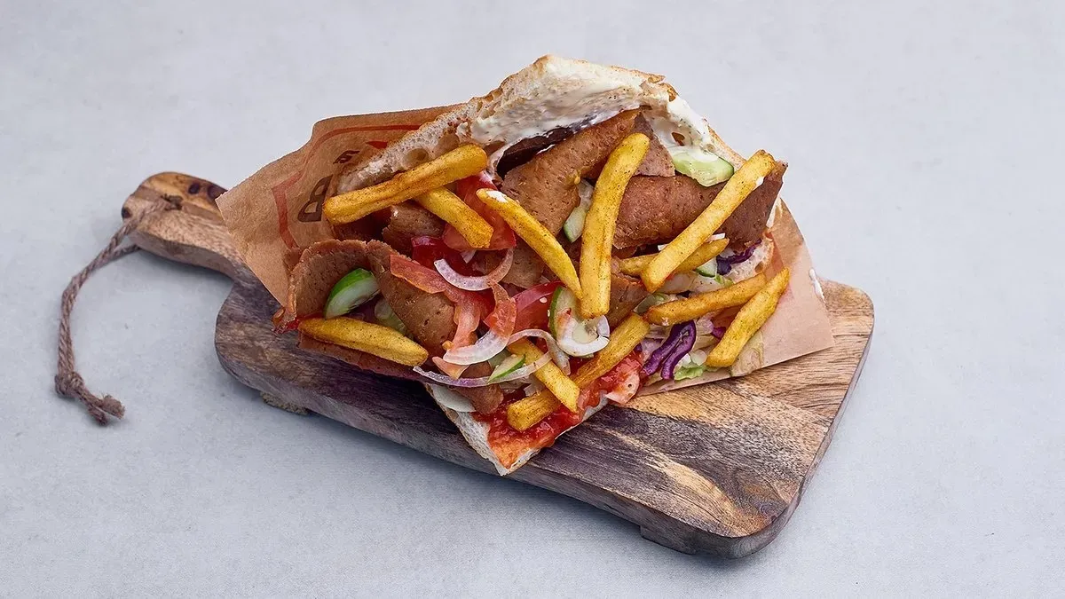 Kebab bułka fryto
