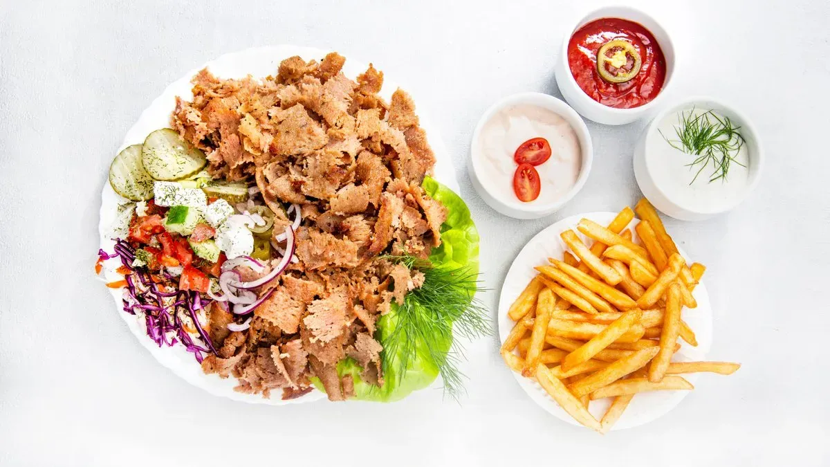 Kebab na talerzu Supreme