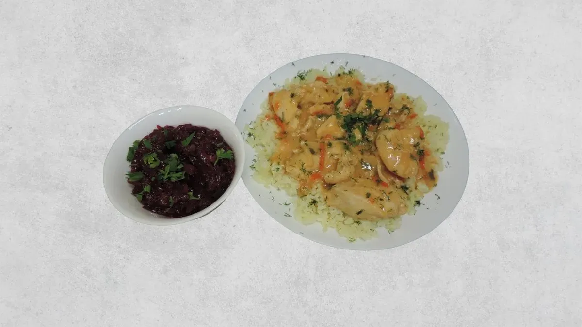 Pierś w sosie śmietanowym