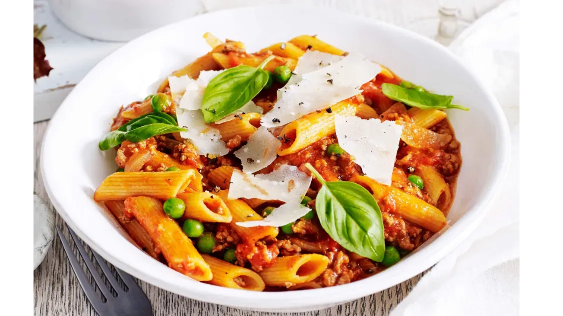 Penne Con Piselli