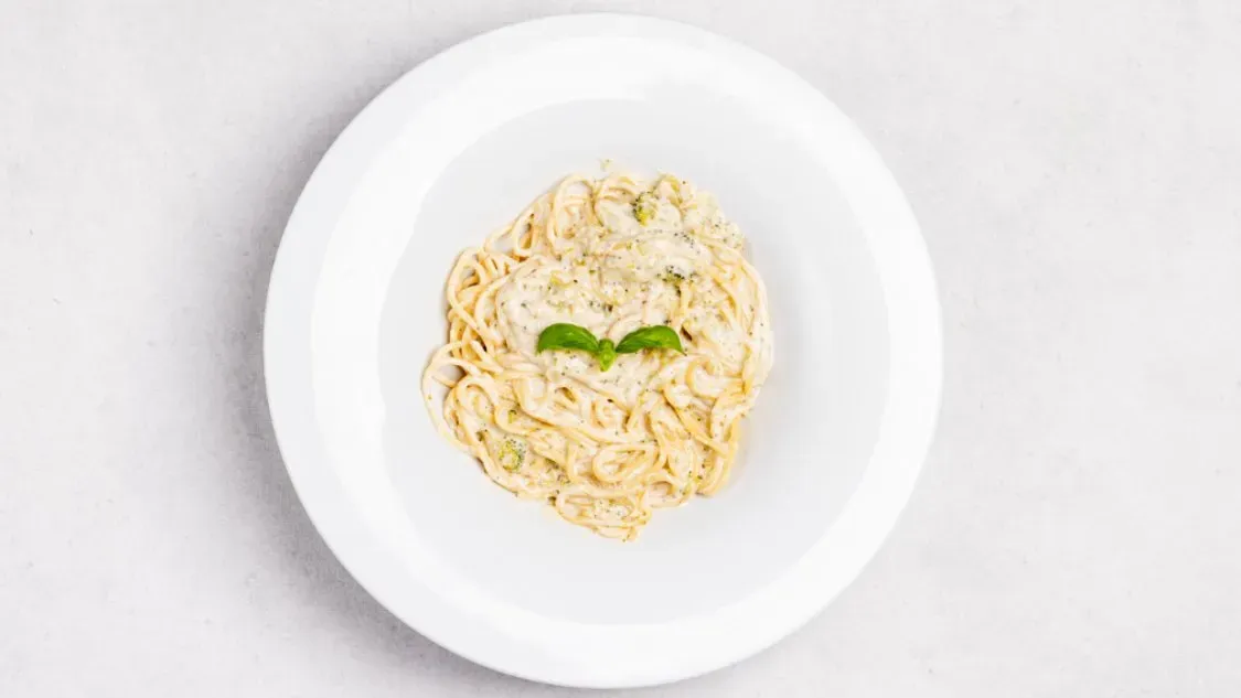 Spaghetti Serowo-Brokułowe