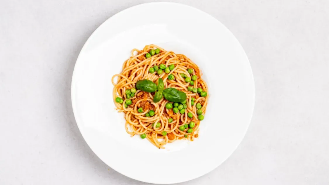 Spaghetti Con Piselli