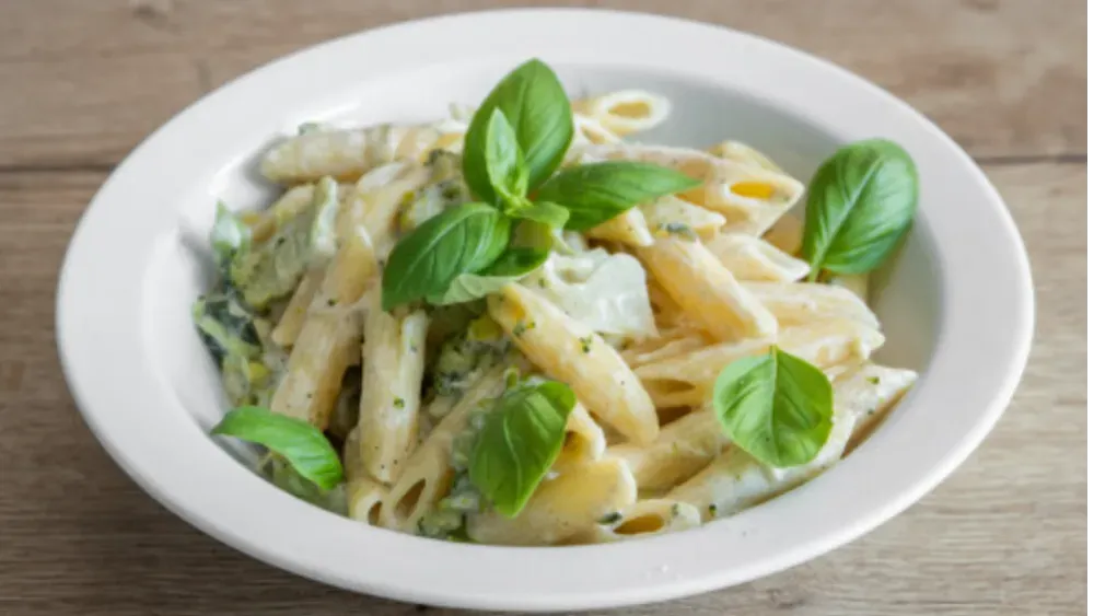 Penne Serowo-Brokułowe