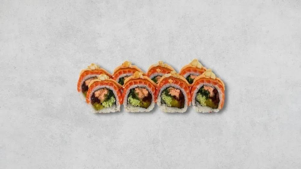 Inari salmon roll