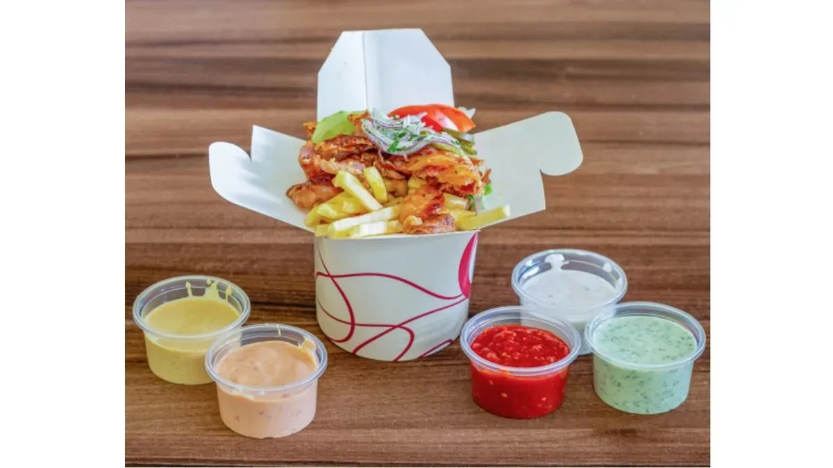 Kubełek kebab box