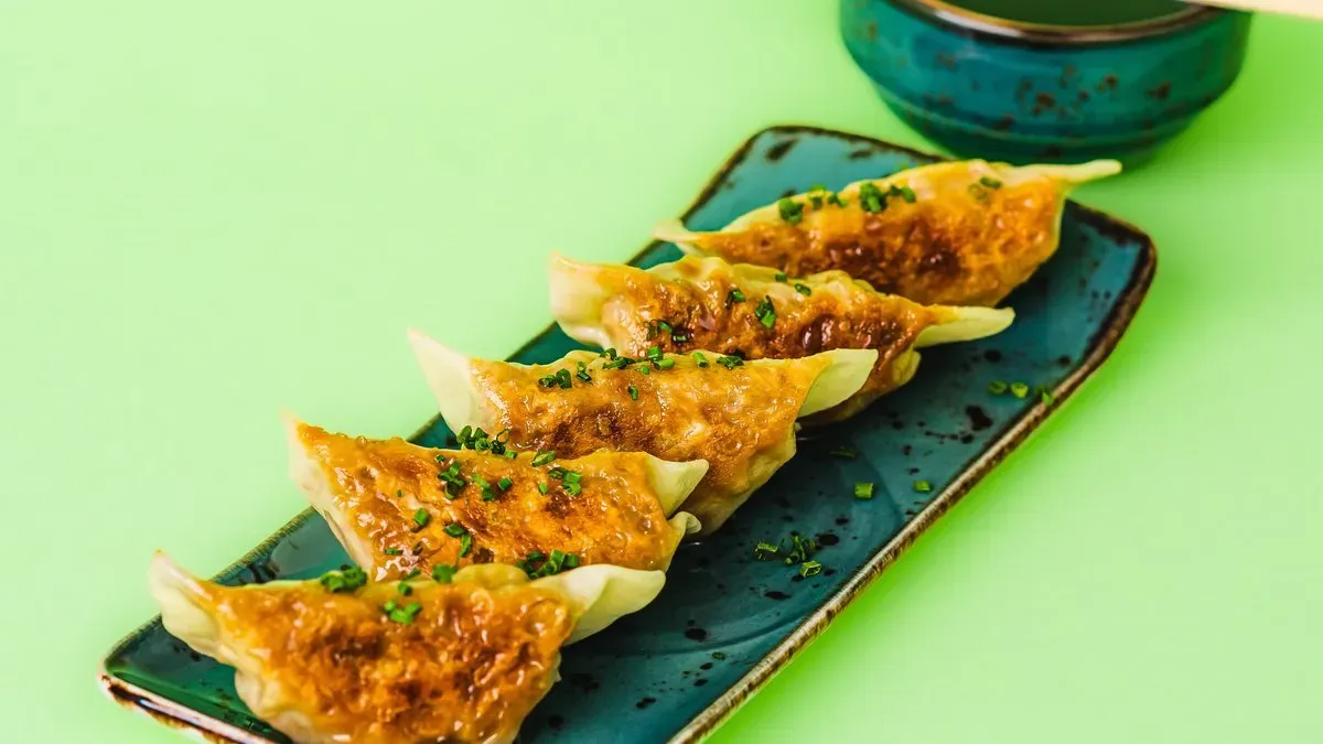 Pierożki Gyoza z krewetką