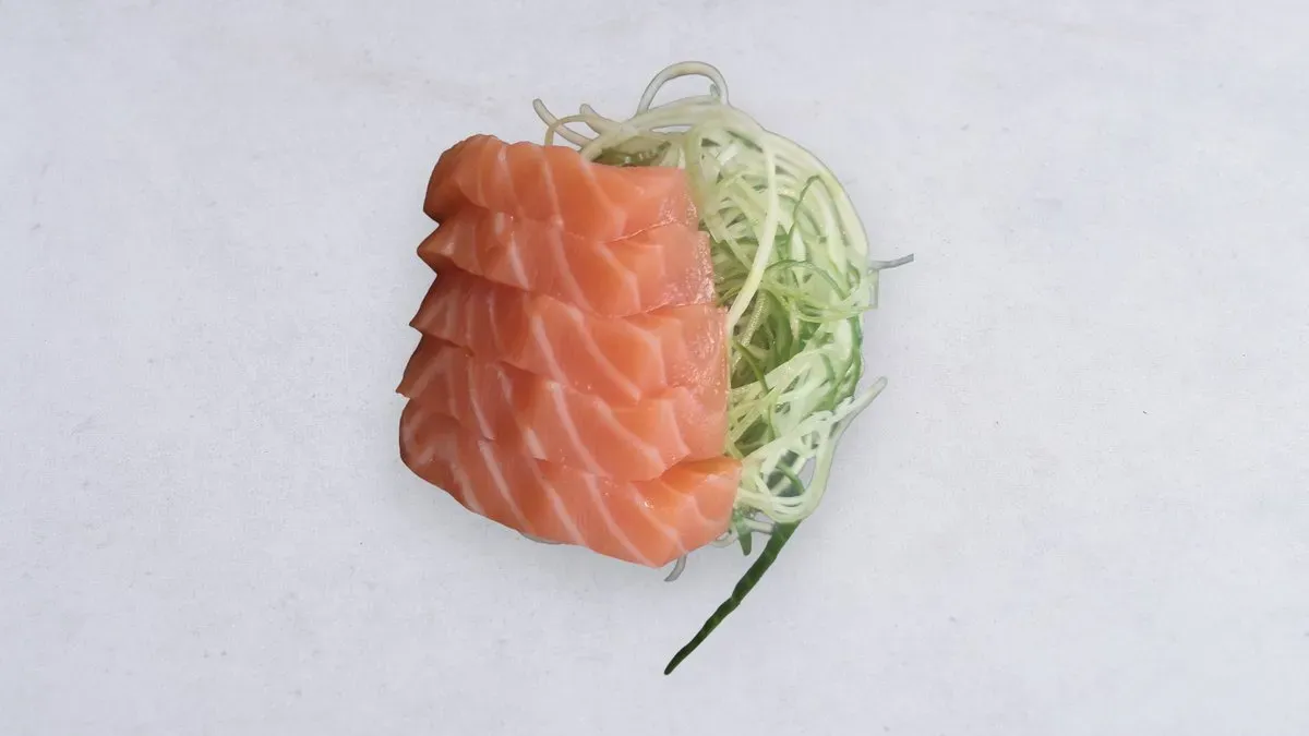 Sashimi łosoś