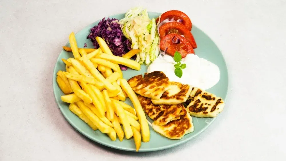 Halloumi talerz