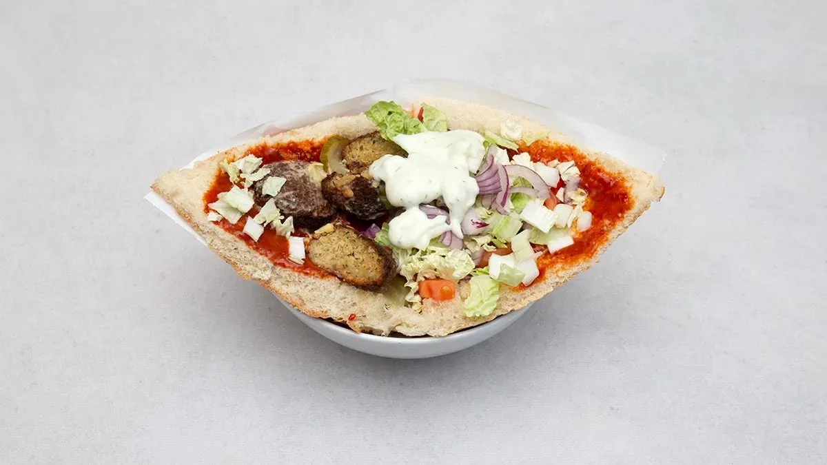 Falafel w bułce