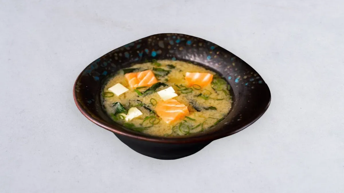 Miso z łososiem