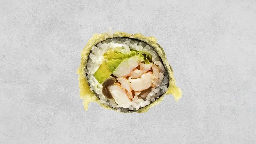Tempura maki - gotowana krewetka