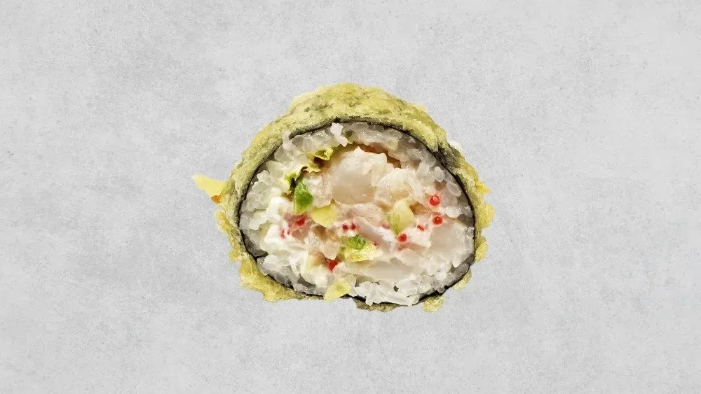 Tempura maki - sałatka z małż św. Jakuba