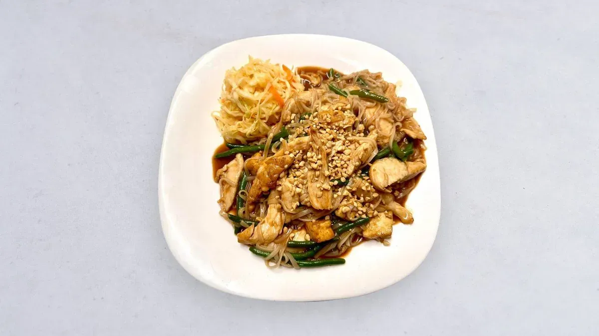 Pad thai z krewetkami