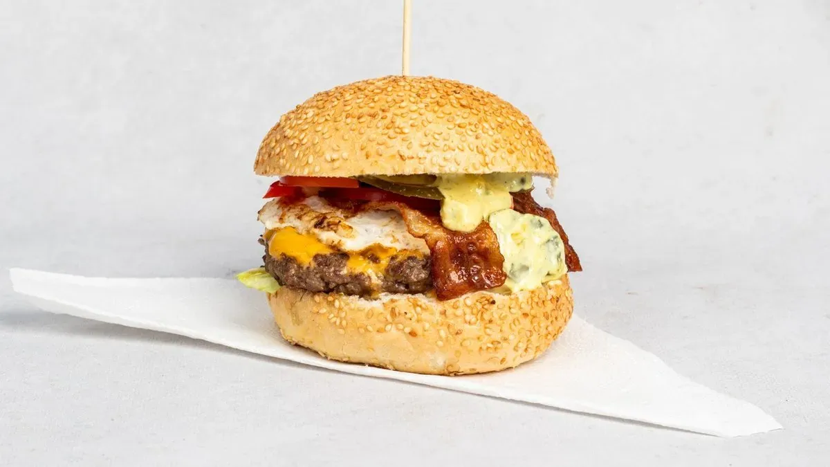Burger jajo