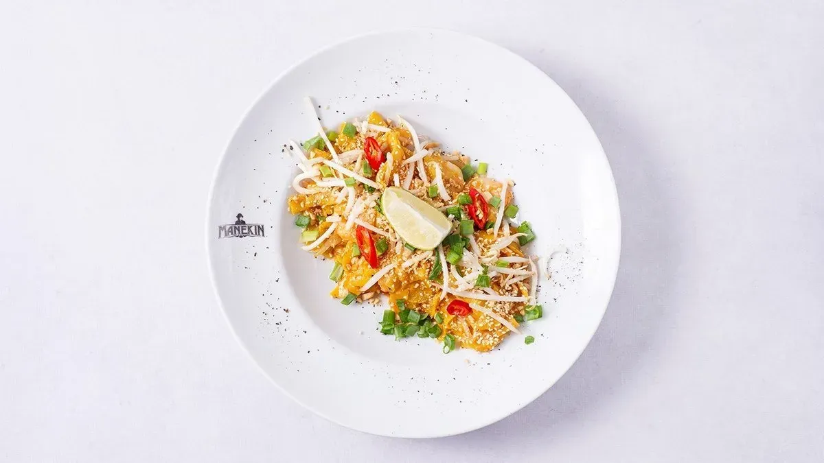 Pad Thai z krewetkami i chilli