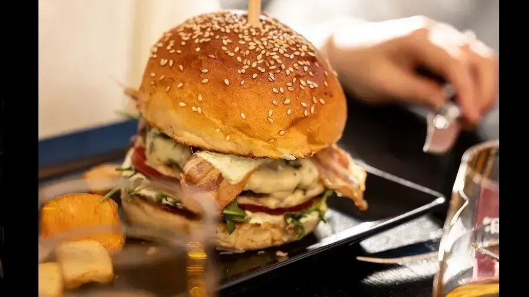 Kéksajt Burger