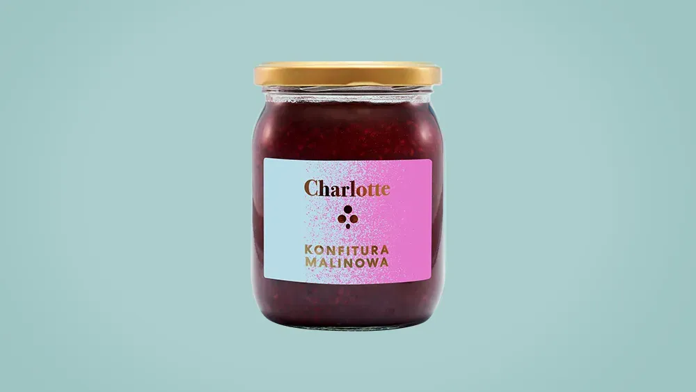 Konfitura Charlotte malinowa duża
