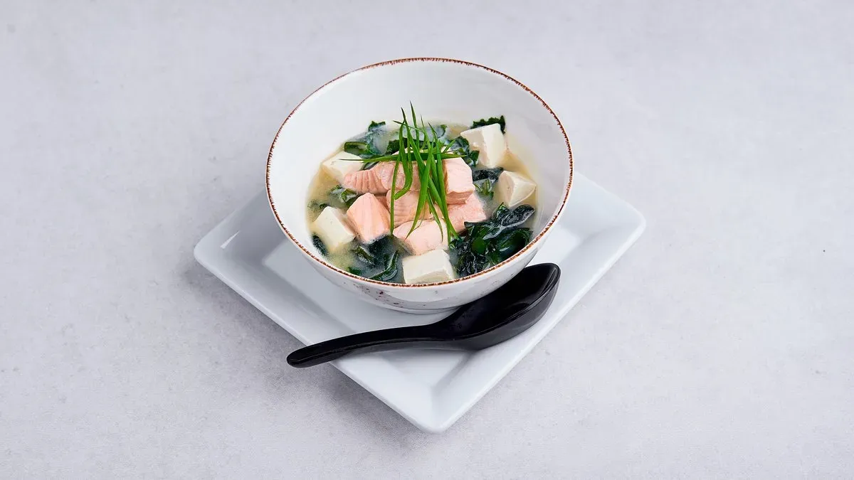 Miso z łososiem