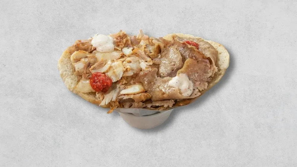 Kebab na grubym cieście