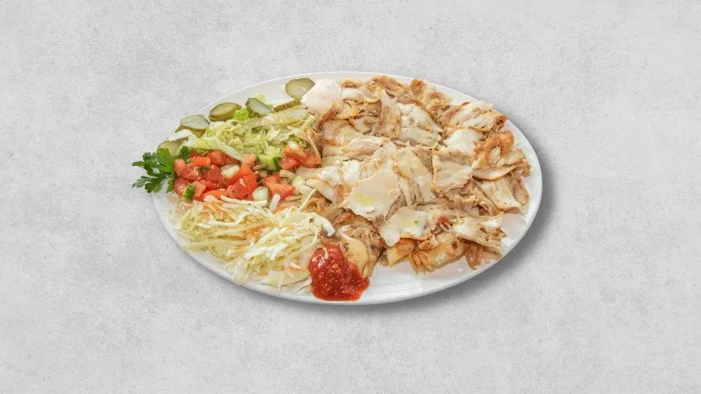 Kebab na talerzu