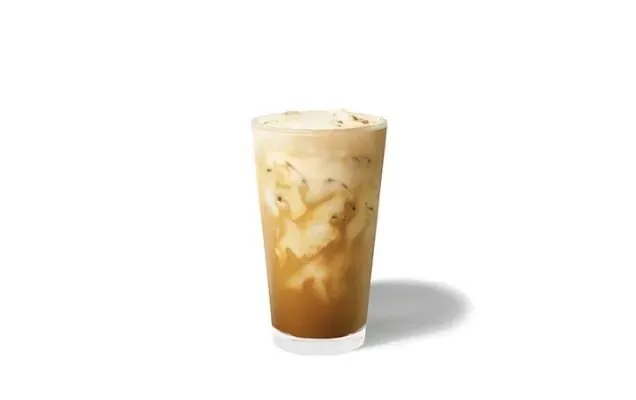 Iced White Choc Pistachio Oat Shaken Espresso