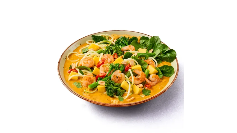 Bowl Curry Krewetki