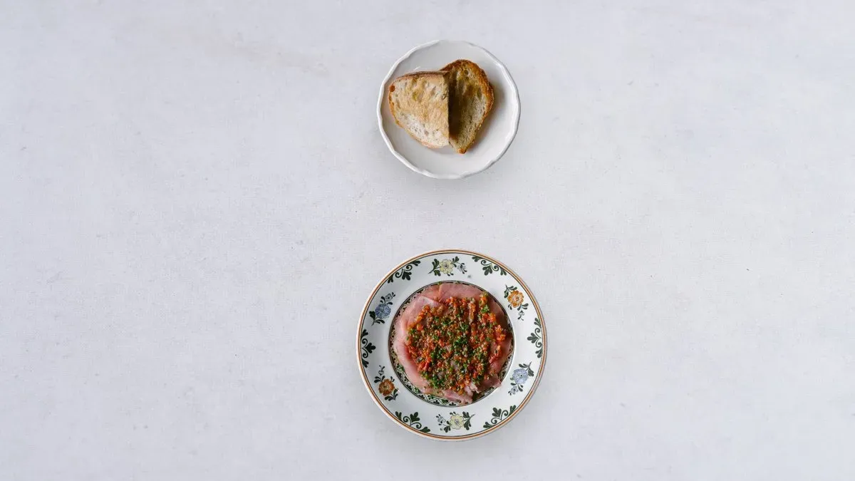 Carpaccio z wędzonego tuńczyka