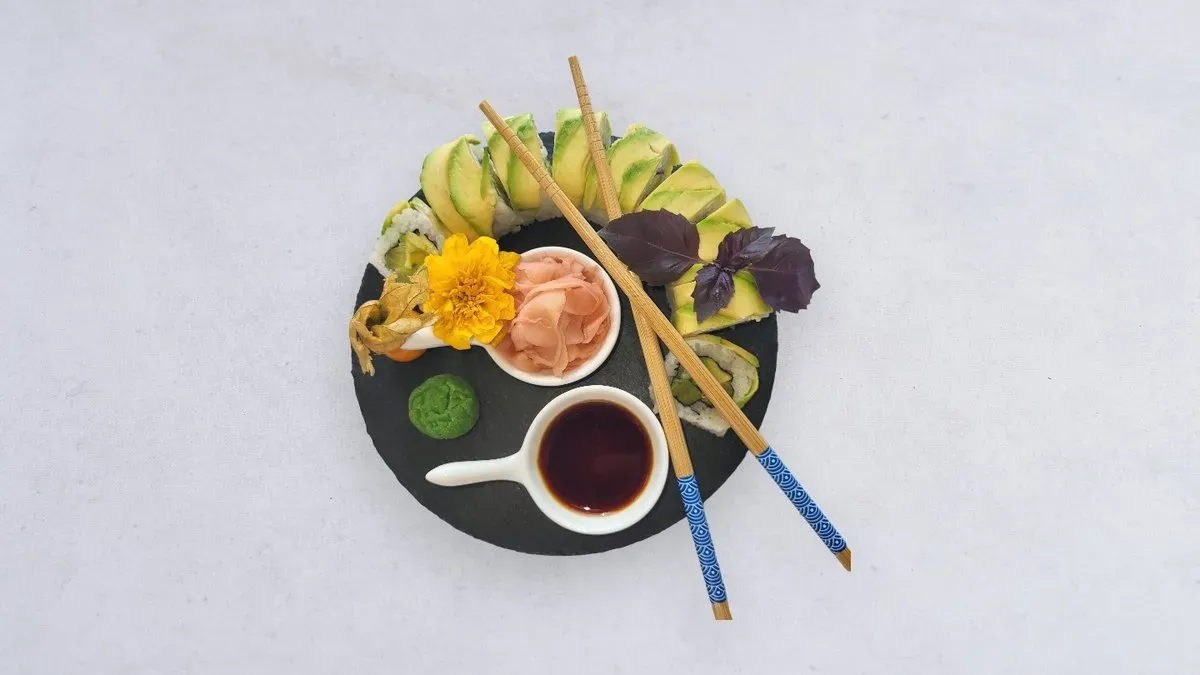 Uramaki dragon ogórek
