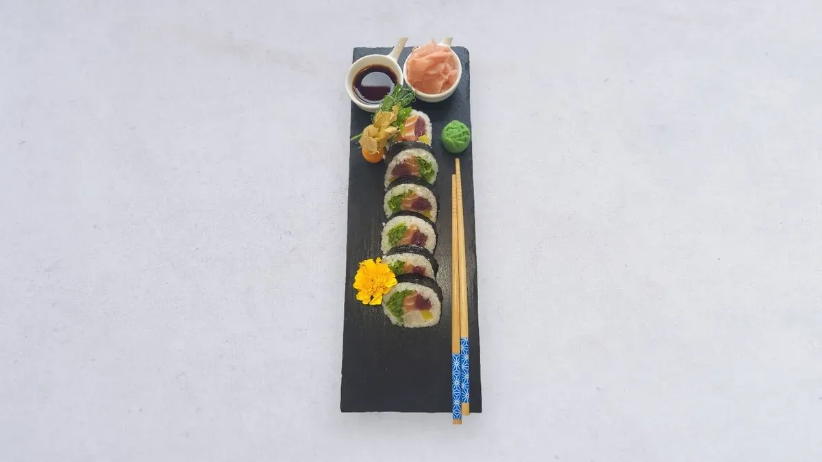 Futomaki trzy ryby