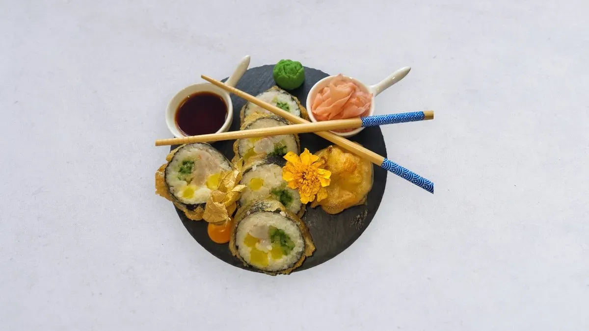 Futomaki krewetka w tempurze