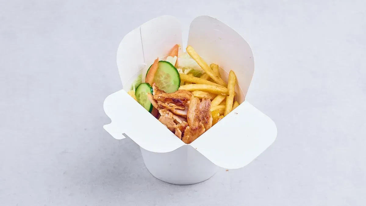 Kebab box z mięsem mieszanym