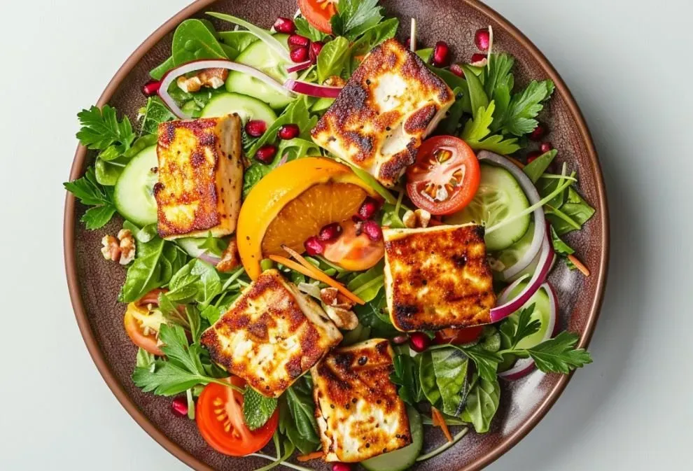 Sałatka z Grillowanym Serem Paneerem