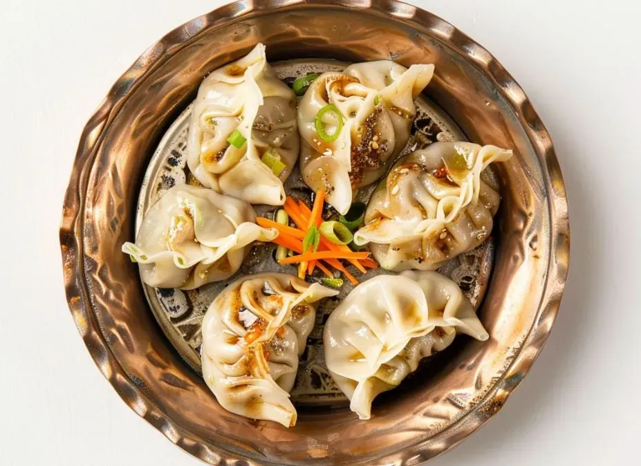 Momo z pieczarkami
