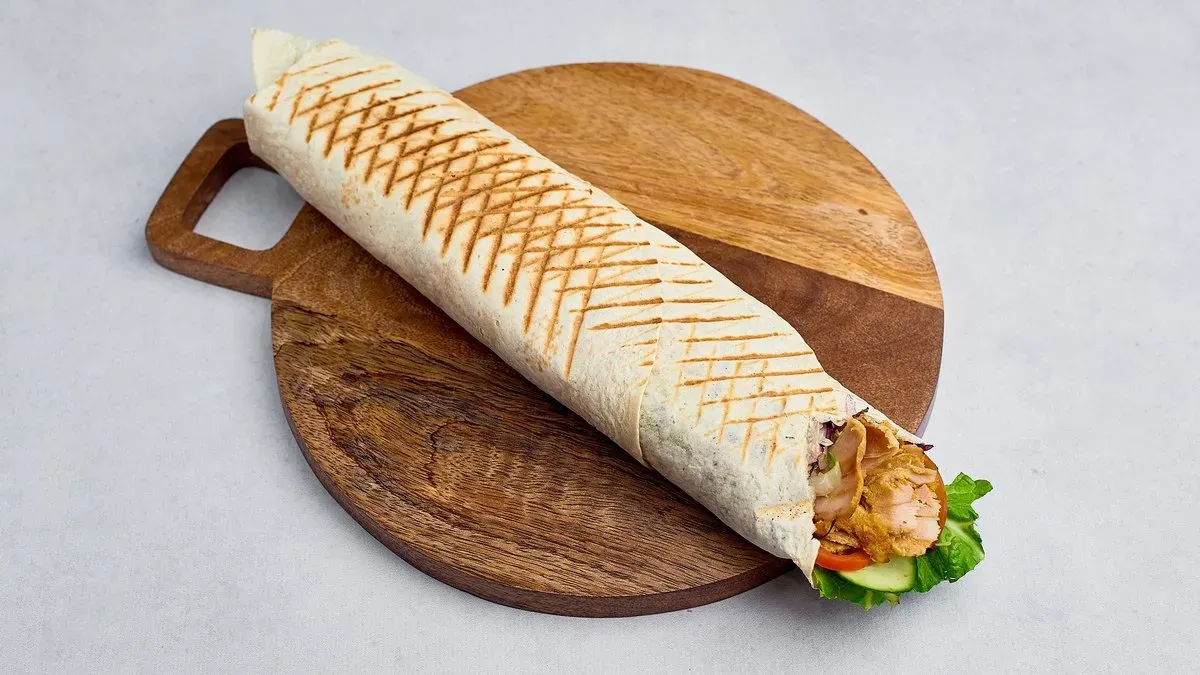 Tortilla kebab z wołowiną