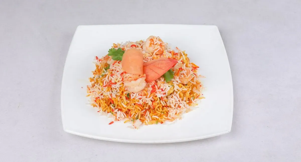 Prawns biryani