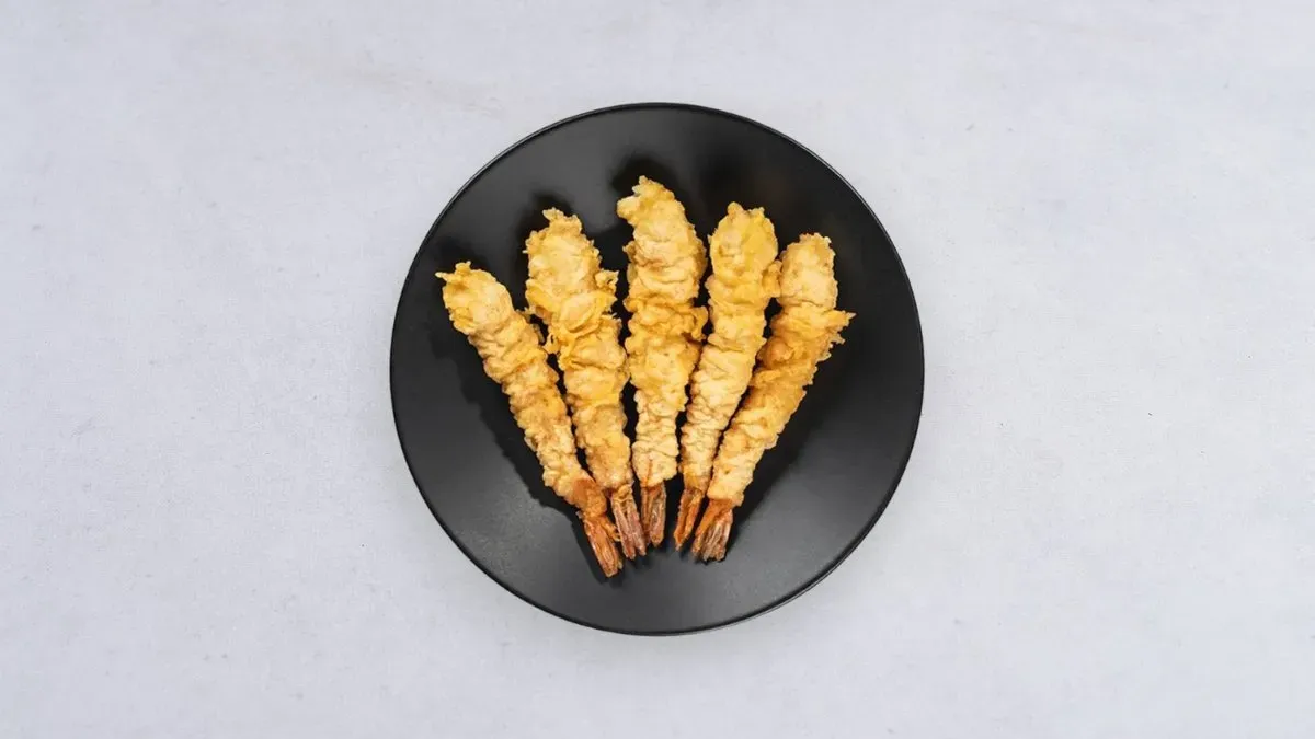 Chrupiące krewety w panko