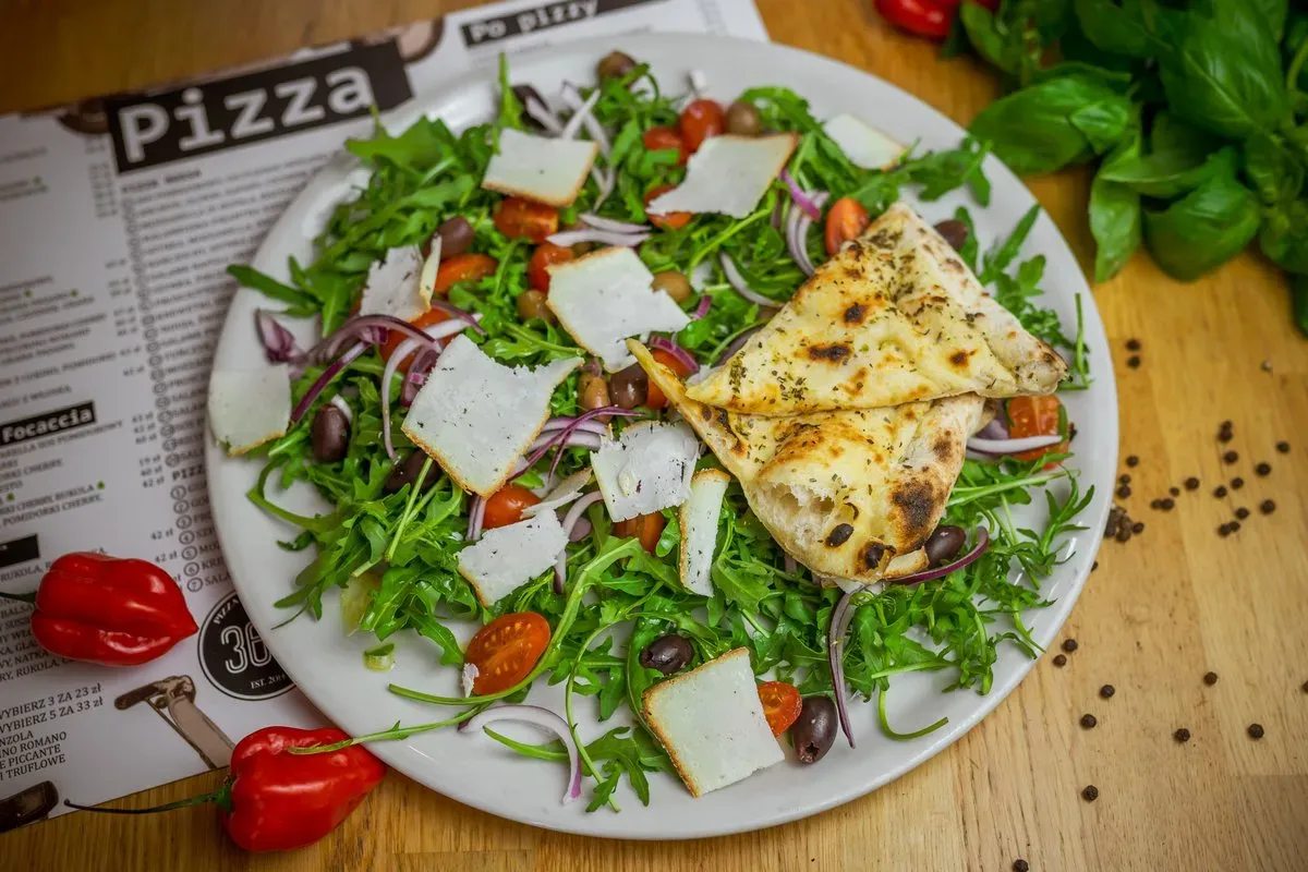 Sałatka z ricottą al forno 🌿