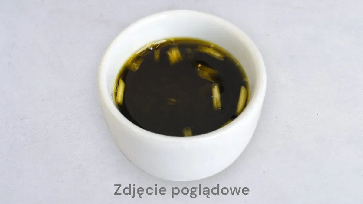 Olej konopny ze szczypiorem