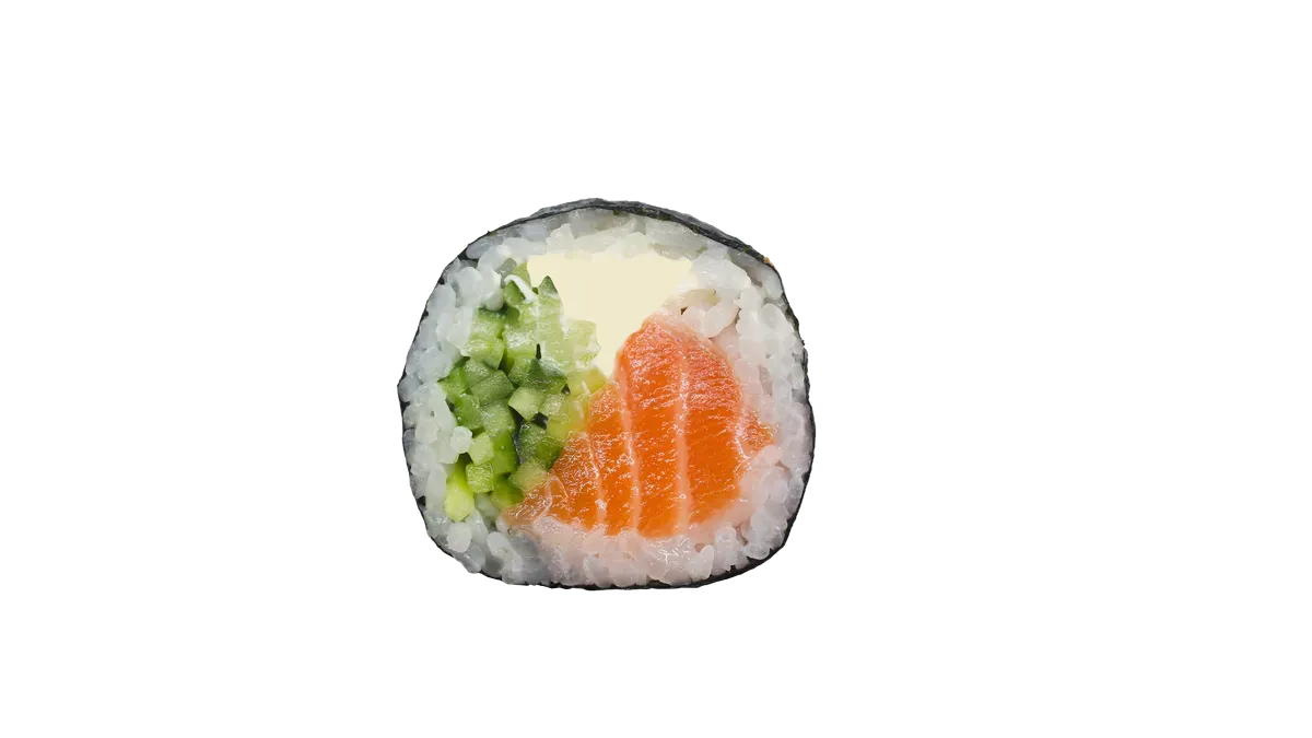 Futomaki z łosośiem (10szt)